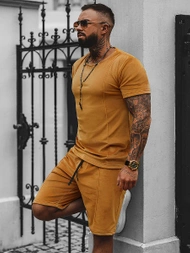 Ανδρικό σετ φόρμας kαμήλα OZONEE O/12133Z