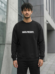 Ανδρικό Φούτερ μαύρο OZONEE JS/65B3919/3Z