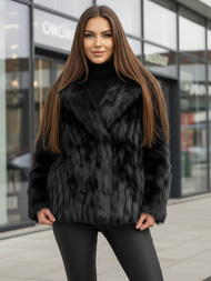 Γυναικείο μπουφάν μαύρο OZONEE JS/11Z8261Z