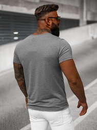 Ανδρικό μπλουζάκι γραφίτη OZONEE JS/712007Z