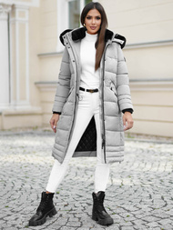 Γυναικείο μπουφάν Γκρί OZONEE O/W377Z