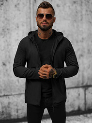 Ανδρικό χειμερινό μπουφάν μαύρο OZONEE JS/HM144/1