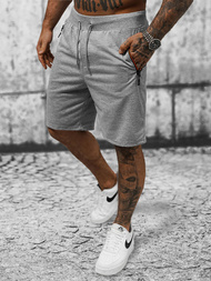 Ανδρικό σόρτς φόρμας γκρι OZONEE JS/8K290