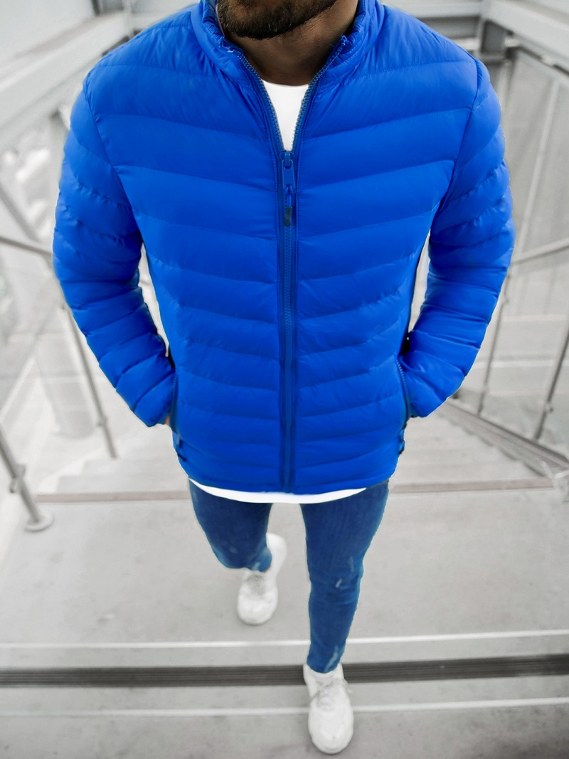 Ανδρικό μπουφάν μπλε OZONEE JS/SM70