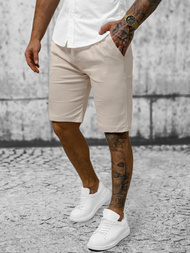 Ανδρικό σόρτς chino μπεζ OZONEE O/P4052