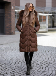 Γυναικείο μπουφάν Σοκολάτα OZONEE JS/5M3229/158