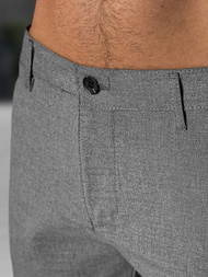 Ανδρικό σόρτς chino σκούρο-γκρι OZONEE DJ/4400