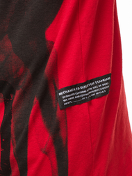 Ανδρικό μπλουζάκι με μακριά μανίκια Κόκκινο OZONEE O/1291Z