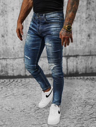 Ανδρικό τζιν παντελόνι Σκούρο μπλε OZONEE NB/MP0170BS