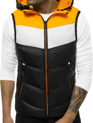 Ανδρικό αμάνικο μπουφάν μαύρο OZONEE N/6500