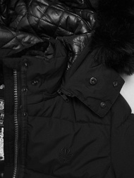 Γυναικείο μπουφάν μαύρο OZONEE O/W377