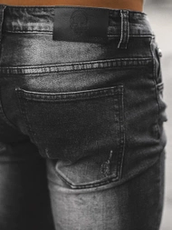 Ανδρικό τζιν παντελόνι mαύρος OZONEE NB/MP0126N