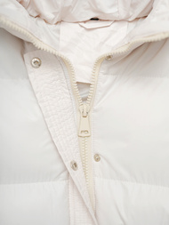 Γυναικείο μπουφάν eκρού OZONEE JS/5M3253/281