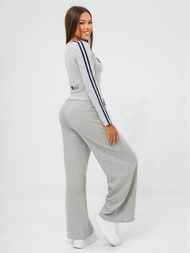 Γυναικείο σετ φόρμας δύο κομματιών γκρι OZONEE JS/M60815AB