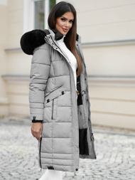 Γυναικείο μπουφάν Γκρί OZONEE O/W377Z