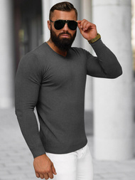 Ανδρικό πουλόβερ Γραφίτης OZONEE NB/MMB601/3Z