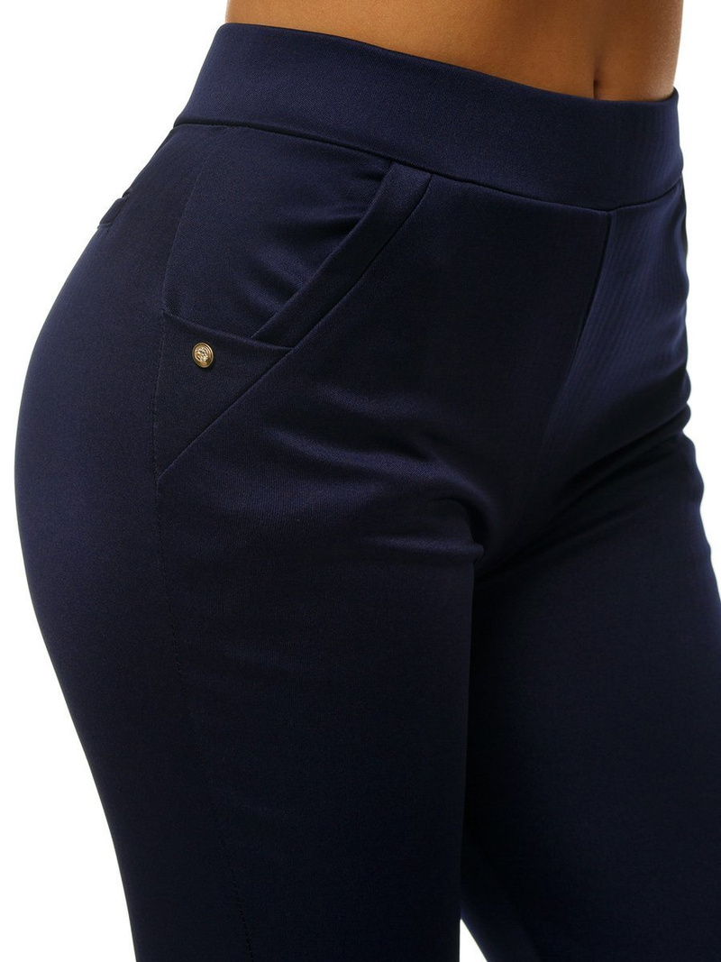 Γυναικείο κοντό κολάν ναυτικό μπλε OZONEE JS/1027/C4