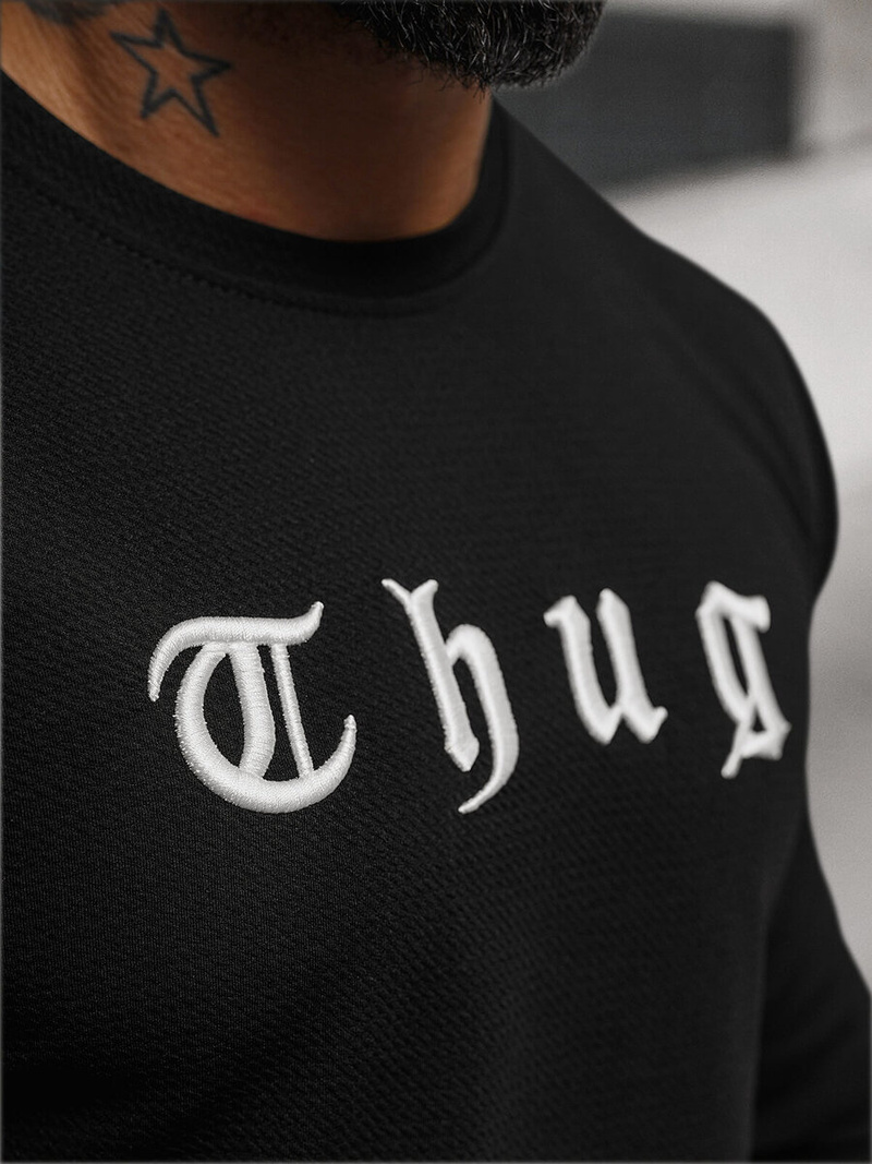 Ανδρικό Φούτερ μαύρο OZONEE O/T6612