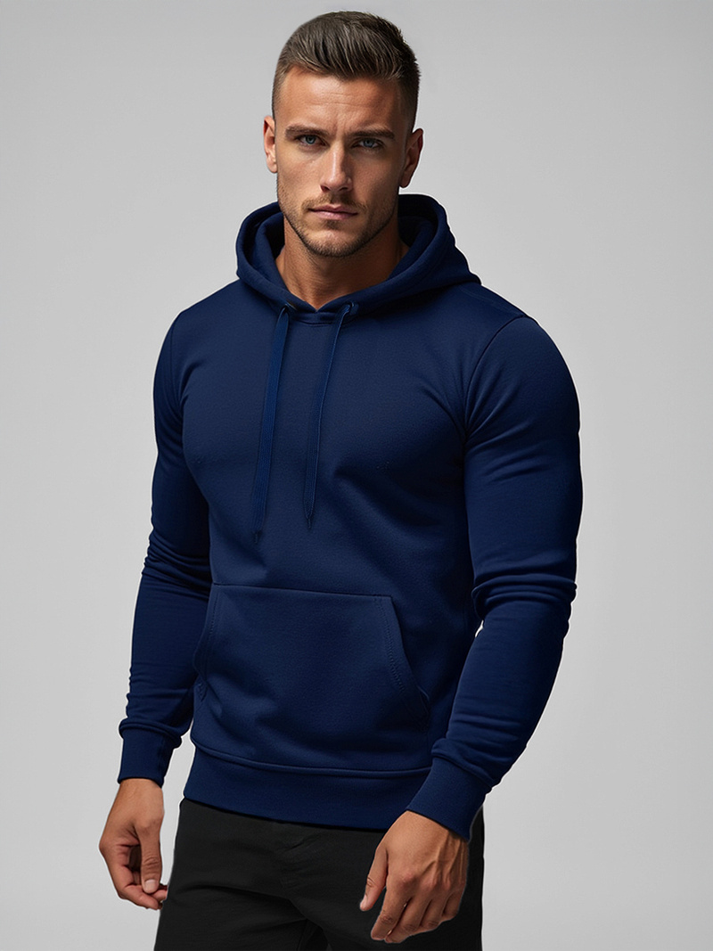 Ανδρικό Φούτερ ναυτικό μπλε OZONEE JS/2009Z