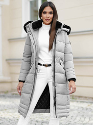 Γυναικείο μπουφάν Γκρί OZONEE O/W377Z