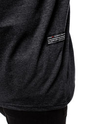 Ανδρικό μπλουζάκι με μακριά μανίκια γραφίτη OZONEE O/1292Z 