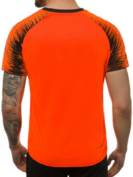 Ανδρικό μπλουζάκι πορτοκαλί OZONEE JS/KS2065