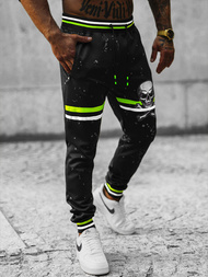 Ανδρικό παντελόνι φόρμας μαύρο OZONEE JS/K10227Z