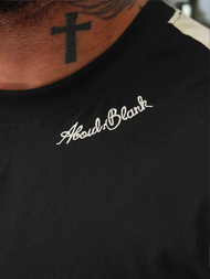 Ανδρικό μπλουζάκι μαύρο OZONEE O/QQ1195