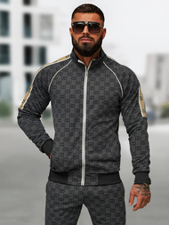 Ανδρικό σετ φόρμας μαύρο OZONEE O/FF5110AB