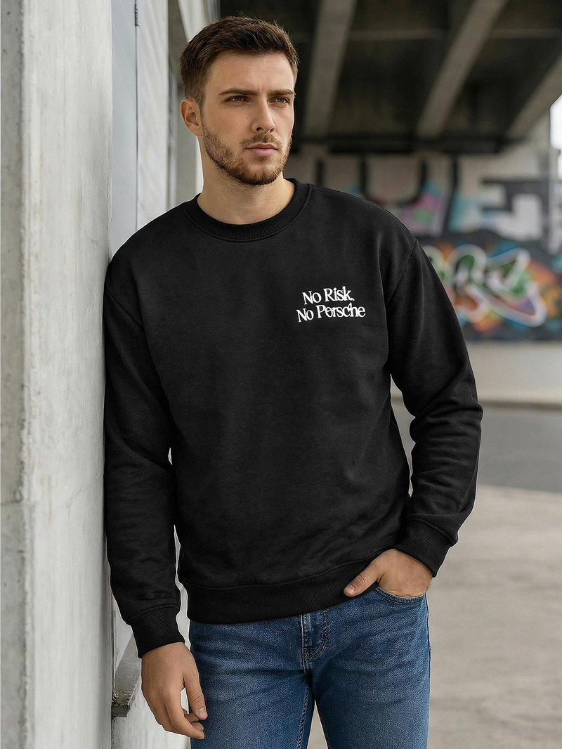 Ανδρικό Φούτερ μαύρο OZONEE JS/65B3918/3Z