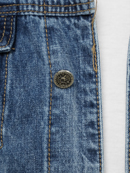 Ανδρικό τζιν μπουφάν Μπλε OZONEE NB/MJ505B