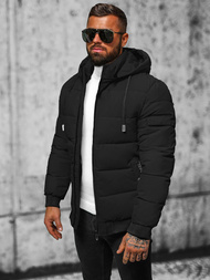 Ανδρικό μπουφάν μαύρο OZONEE JS/31M5006