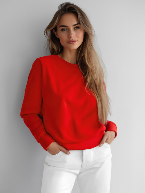 Γυναικείο φούτερ Κόκκινο OZONEE JS/W01Z