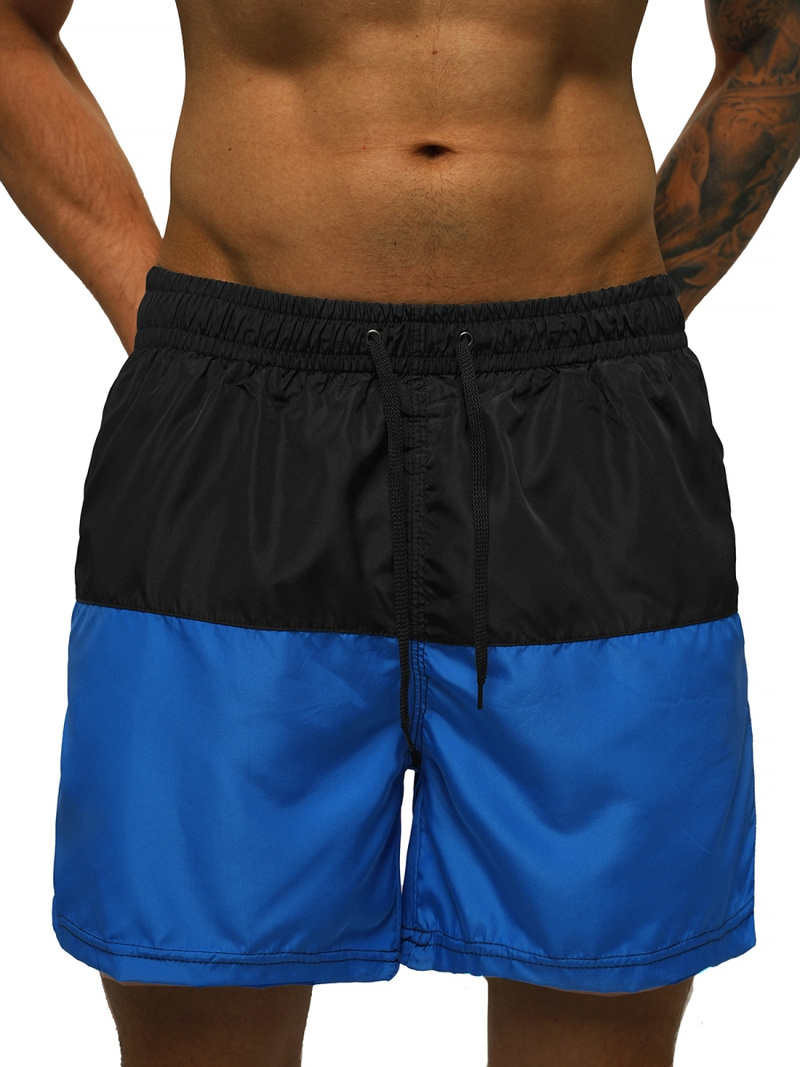 Ανδρικό μαγιό μαύρο-mπλε OZONEE JS/HM060