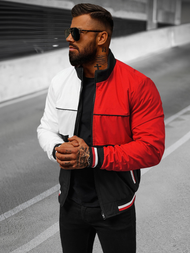 Ανδρικό χειμερινό μπουφάν μαύρο OZONEE JS/84M3003/392