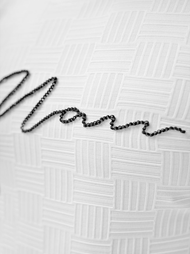 Ανδρικό μπλουζάκι λευκό OZONEE O/QS11628