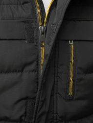 Ανδρικό χειμερινό μπουφάν mαύρος OZONEE JS/M806/392