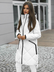 Γυναικείο μπουφάν λευκό OZONEE JS/5M3168/281Z