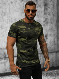 Ανδρικό μπλουζάκι Πράσινος-καμουφλάζ OZONEE JS/8T233/29