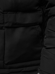 Ανδρικό μπουφάν μαύρο OZONEE JS/31M5011