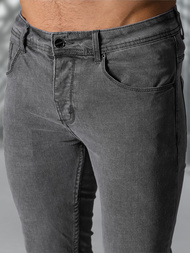 Ανδρικό τζιν παντελόνι γραφίτη OZONEE NB/MP0192GSZ