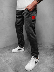 Ανδρικό παντελόνι φόρμας γραφίτη OZONEE JS/JZ11025Z