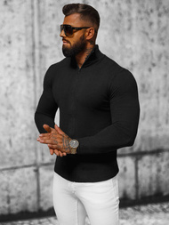 Ανδρικό πουλόβερ μαύρο OZONEE NB/MM6004/4Z