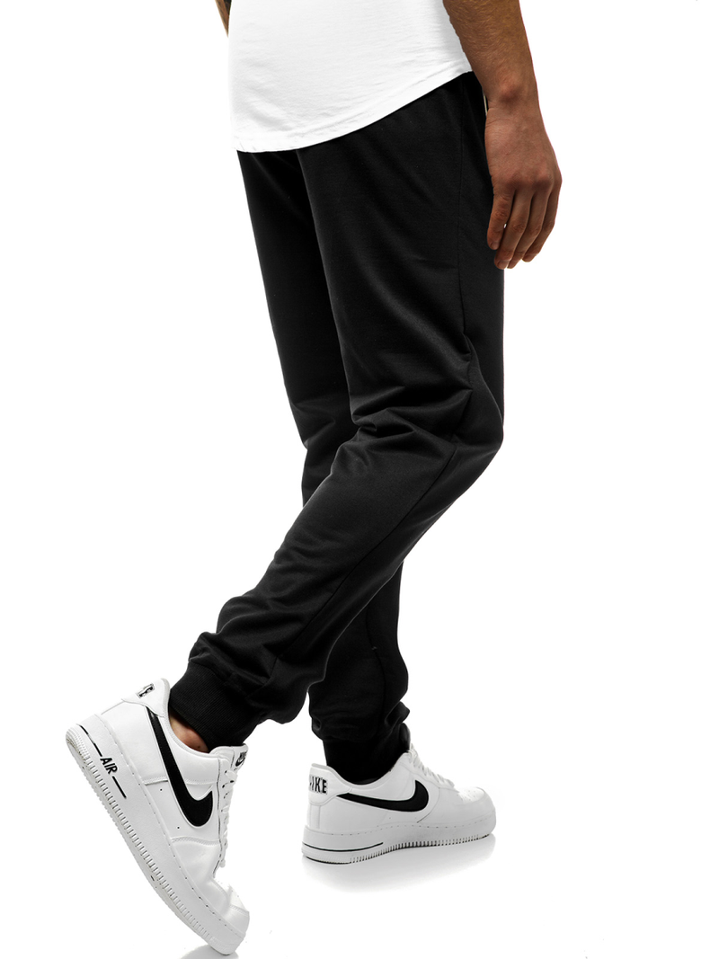 Ανδρικό παντελόνι φόρμας μαύρο JS/XW003S