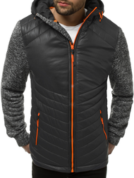 Ανδρικό μπουφάν γραφίτη OZONEE JS/KS2001K