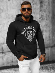 Ανδρικό Φούτερ με kουκούλα μαύρο OZONEE NB/MF2007