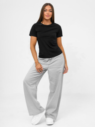 Γυναικείο μπλουζάκι μαύρο OZONEE JS/96T678/3