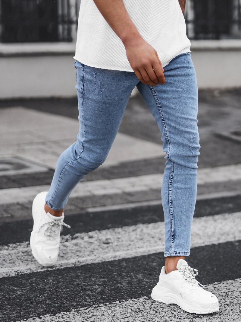 Ανδρικό τζιν παντελόνι Μπλε OZONEE DO/2445/1