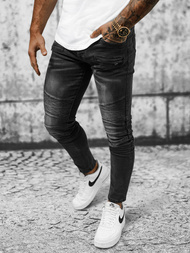 Ανδρικό τζιν παντελόνι Γκρί OZONEE NB/MP0029GZ