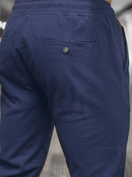 Ανδρικό παντελόνι chino jogger ινδικό OZONEE JB/JP1145/7